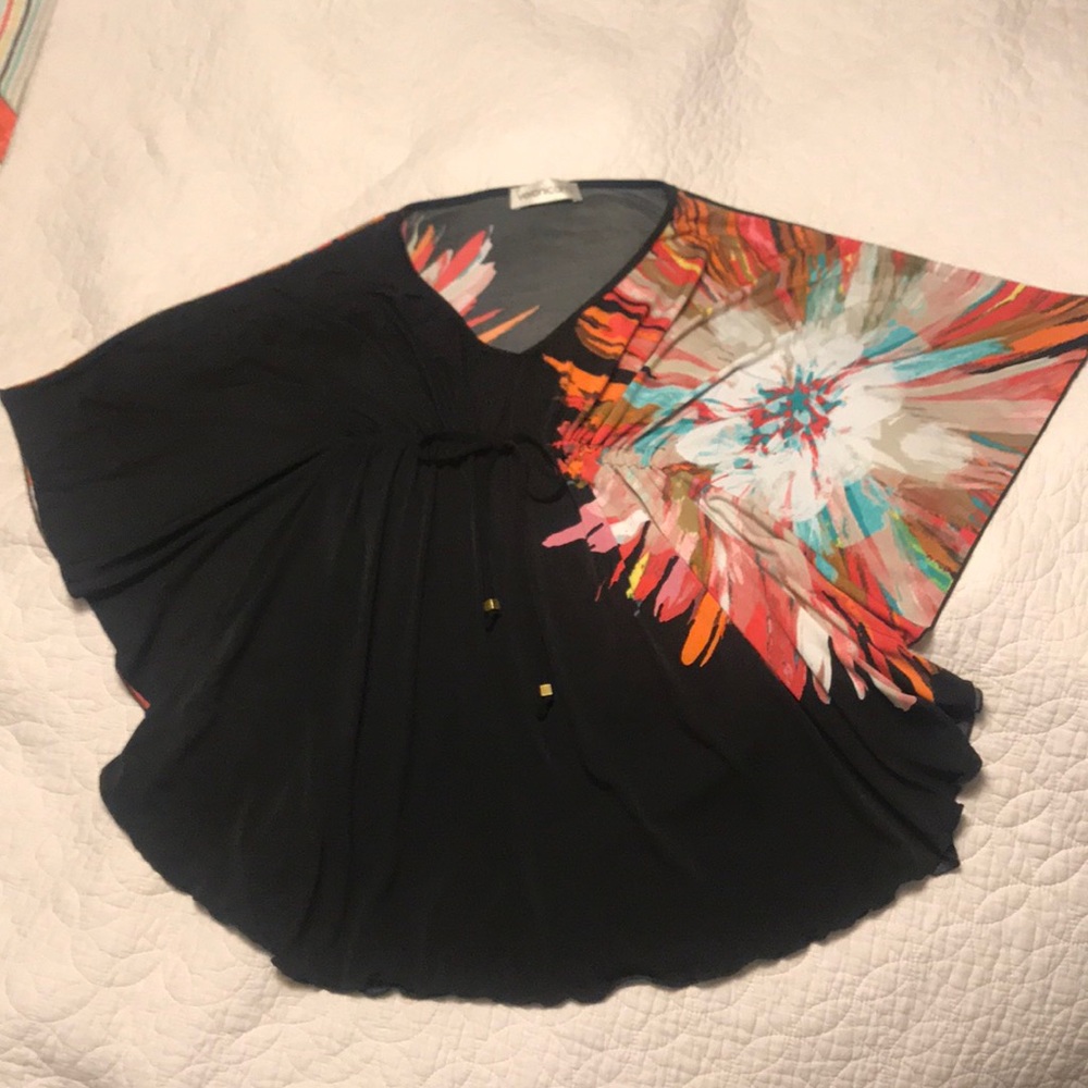 Ladies Batwing V neck top Blouse Shirt
